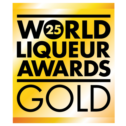 World Liqueur Awards 2025 Gold award badge for Myrlèmon.